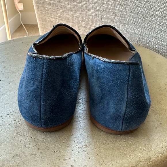J.Crew Leather Smoking Flats in Navy, size 6.5 - Picture 6 of 9